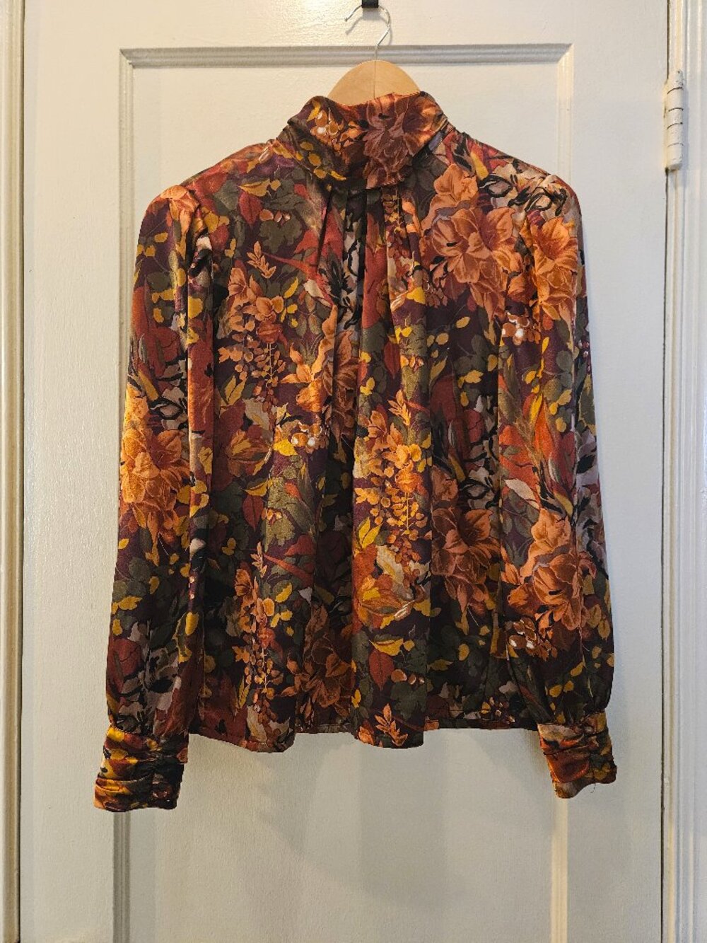 Vintage Floral Blouse